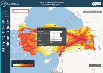 Türkiye’nin yenilenen deprem haritası elektronik ortamda!